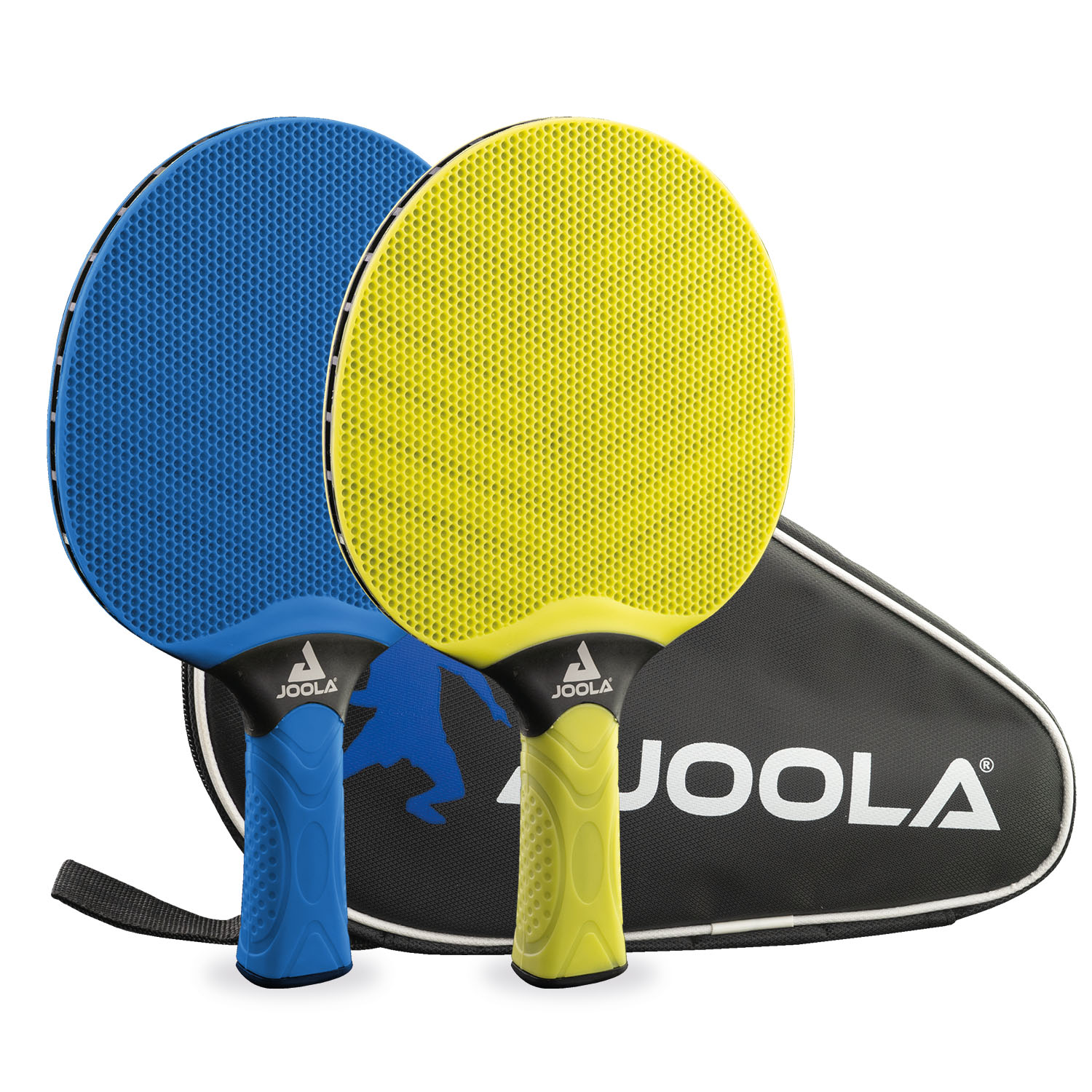Double Fish Outdoor Table Tennis Racket Ping Pong Paddle Weather-proof Durable 